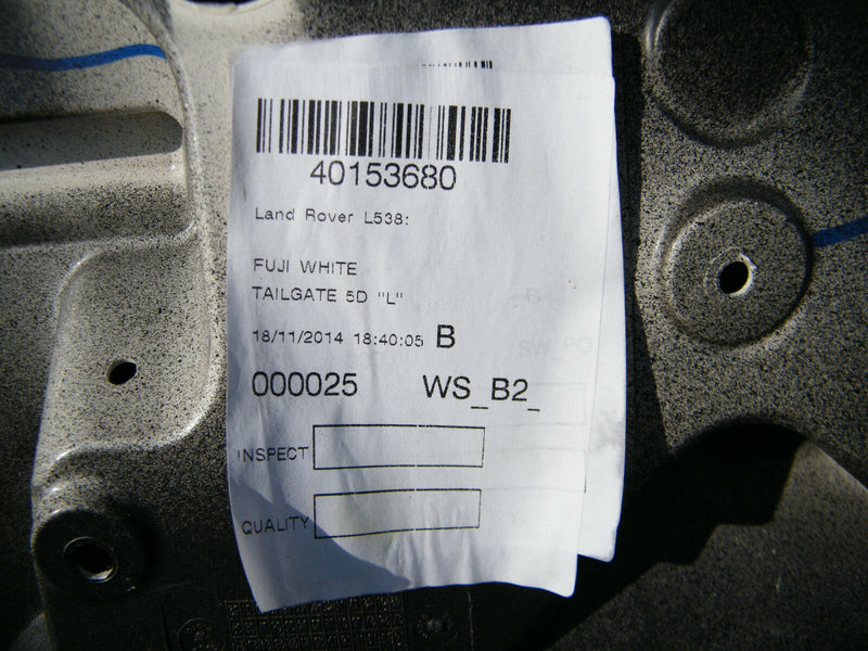 CAR PARTS RANGE ROVER EVOQUE SD4 2011-2015 REAR BOOT TAILGATE ! KING PARTS