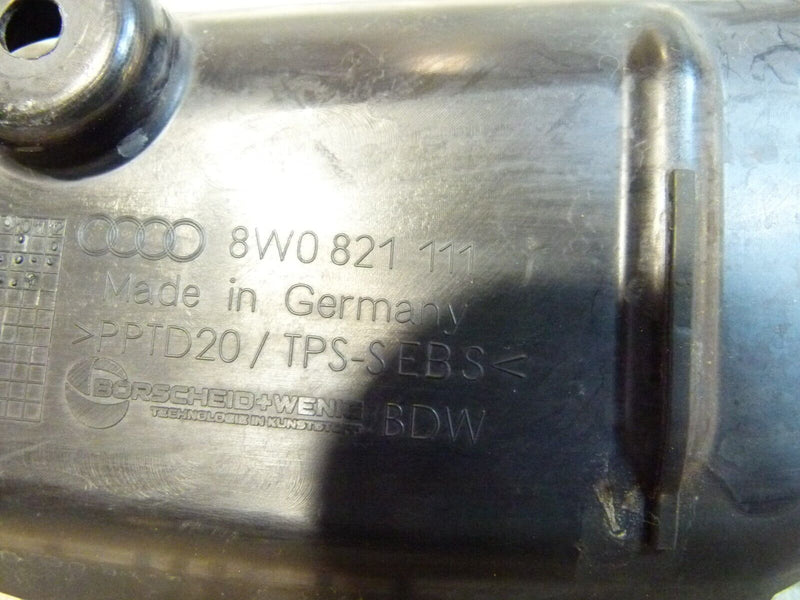 AUDI A4 S4 8W B9 2016-ON FRONT LEFT SIDE WING FENDER PLASTIC COVER 8W0821111