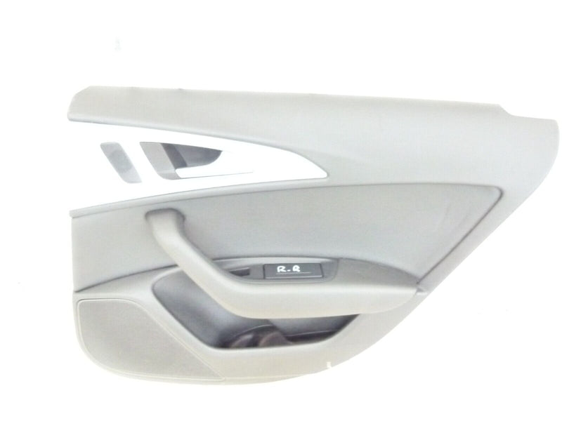 AUDI A6 C7 2011-2014 AVANT REAR DOOR CARD BLACK RIGHT DRIVER SIDE O/S 4G0867306