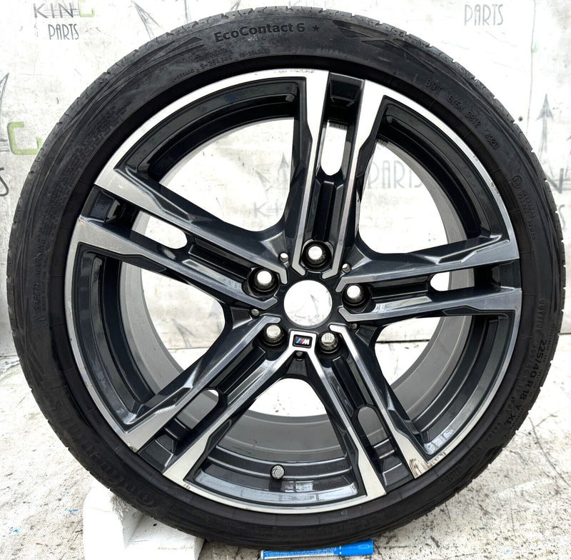 BMW 1 F40 M-SPORT ALLOY WHEEL RIM 18' 8Jx18H2 IS57, TYRE 225x40 R18 8092352 1673