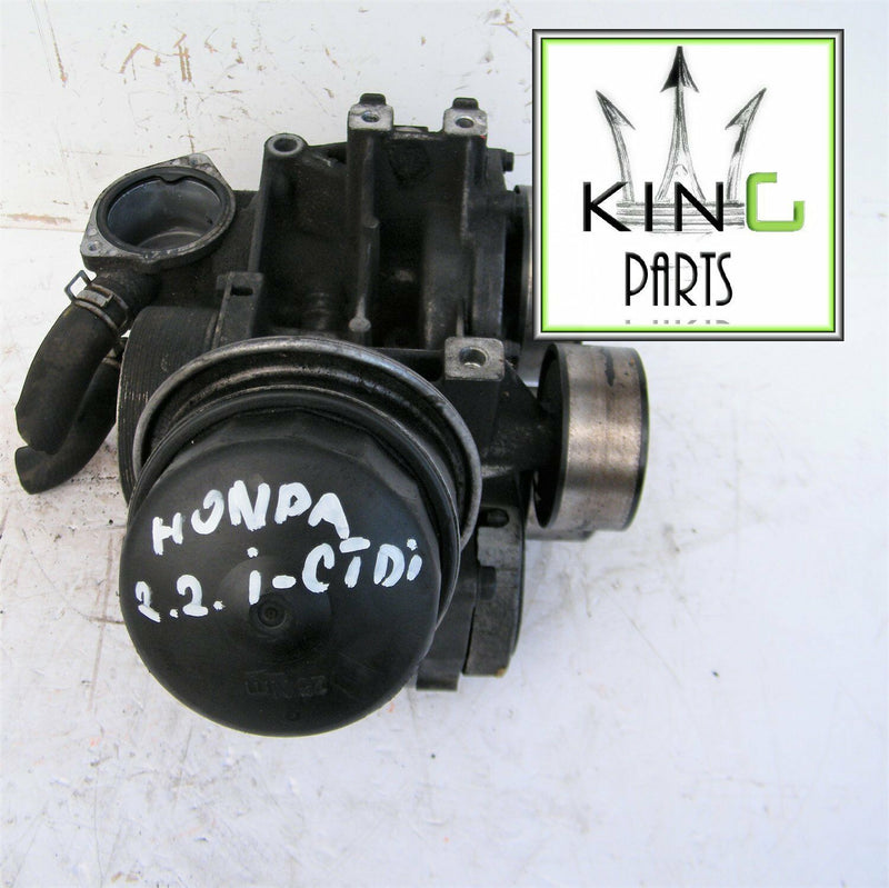 HONDA CRV CR-V MK2 II 2006-2007 GENUINE WATER PUMP HOUSING & OIL COOLER, FILTER