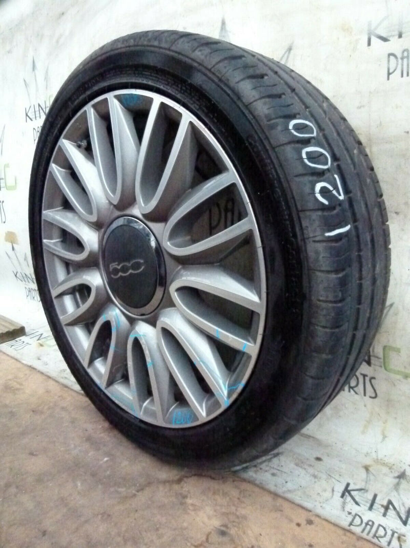 FIAT 500 GENUINE 16" ALLOY WHEEL 6.5Jx16H ET35 51972865  TYRE 195/45 R16