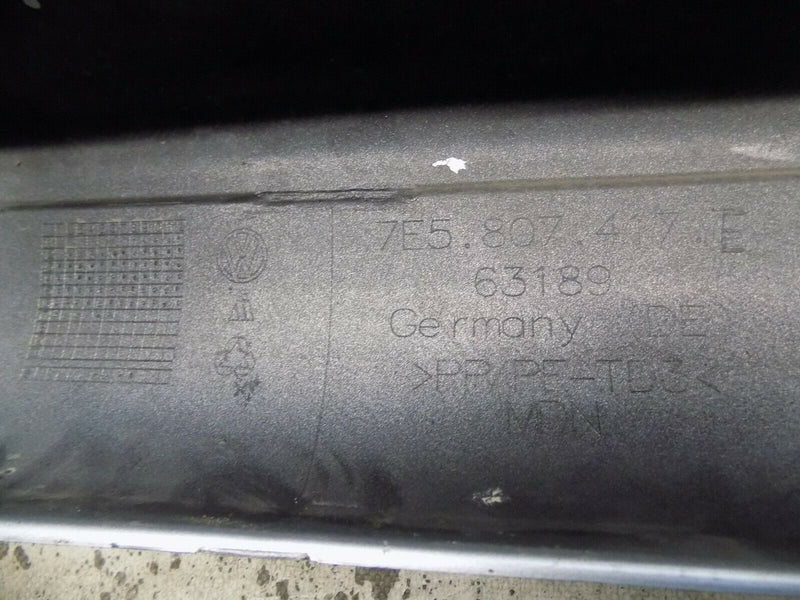 VOLKSWAGEN TRANSPORTER T5 2013-2015 REAR BUMPER IN GREY GENUINE 7E5807417