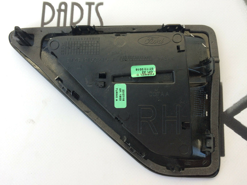 FORD S-MAX 2018 BLACK TRIANGLE TRIM MOULDING FENDER WING GRILLE RIGHT SIDE