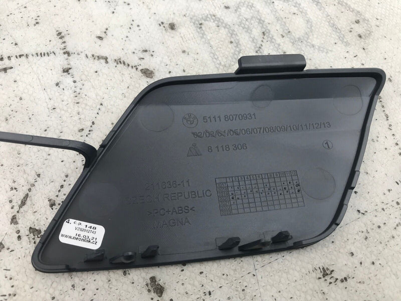 BMW 1 F40 M-SPORT 2019-ON FRONT BUMPER TOW EYE CAP GENUINE 5111 8070931