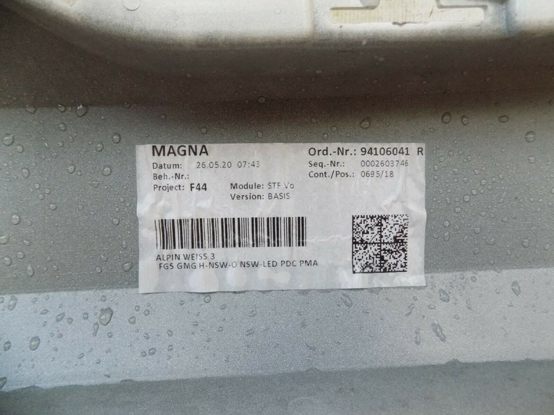 BMW 2 SERIES 218i  GRAN COUPE F44 SPORT 2020-ON FRONT BUMPER 51117474575