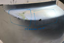 TOYOTA COROLLA VVT-i 5DR 2006 2007 SILVER REAR BUMPER GENUINE 52159-02360