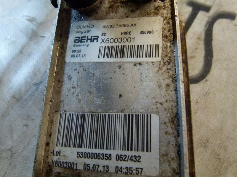 JAGUAR XJ X351 2010-2019 GEARBOX OIL COOLER RADIATOR AW83-7A095-AA