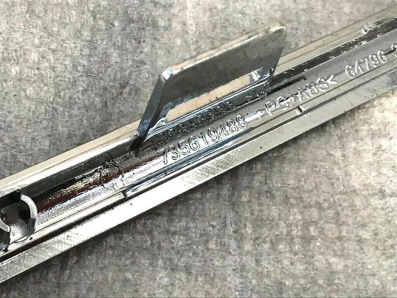 FIAT 500 FACELIFT 2016-ON **NEW GRILL BUMPER CHROME STRIP TRIM GENUINE 735619488