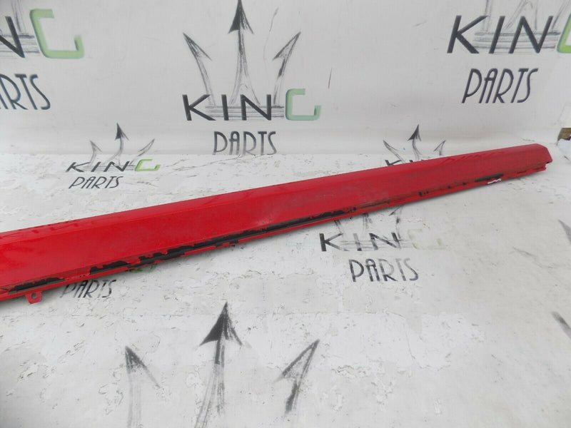 AUDI A3 2013-2016 RIGHT SIDE SKIRT SILL COVER SALOON RED  8V5853860