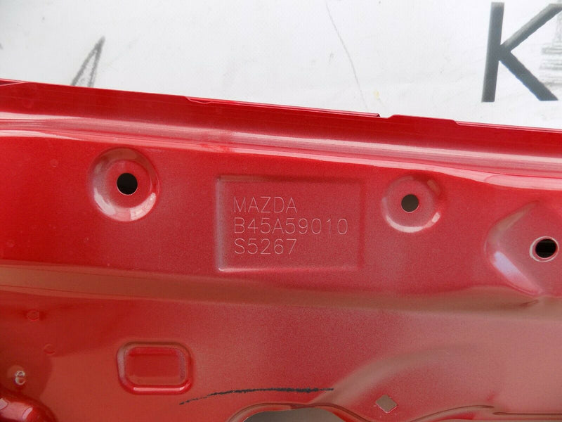 MAZDA 3 2013-2016 BM FRONT LEFT DOOR PANEL RED *DAMAGE*