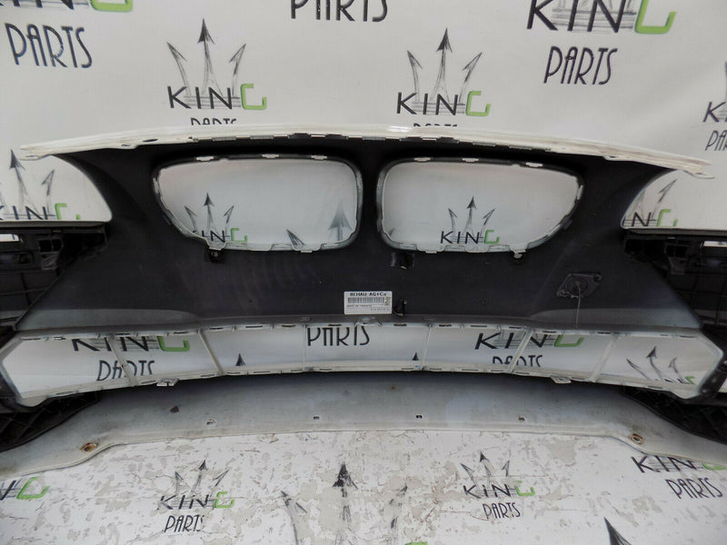 BMW 5 SERIES F10 F11 2010-13 WHITE FRONT BUMPER GENUINE PDC, WASHER HOLES