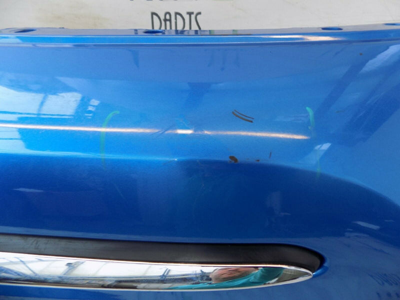 FIAT 500 S SPORT 2016-ON FACELIFT FRONT BUMPER IN BLUE + BADGE 735619571