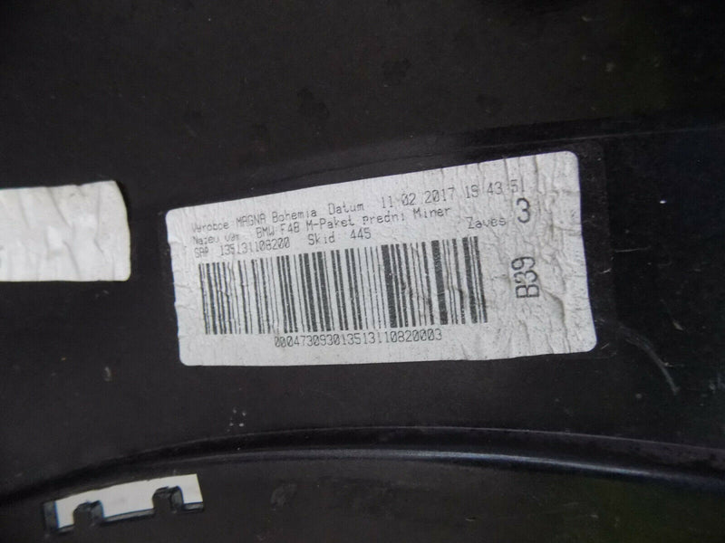 BMW X1 F48 M-SPORT 2014-2017 FRONT BUMPER GENUINE 8059891 PDC HOLES