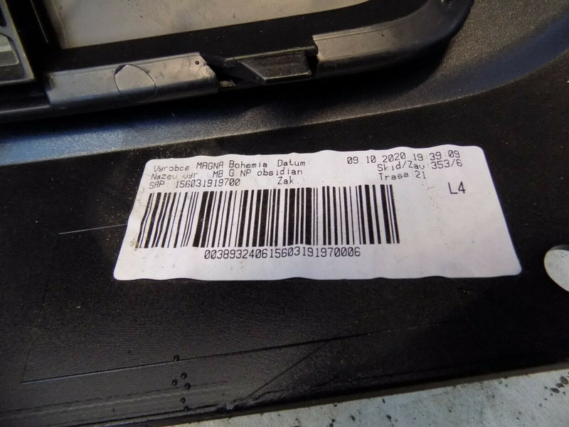 MERCEDES G CLASS W463 2018-ON BLACK FRONT BUMPER GENUINE PDC A4638855000