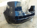 VW SHARAN MK2 7N 2010-2015 NAVY BLUE REAR BUMPER GENUINE 4x PDC 7N0807421