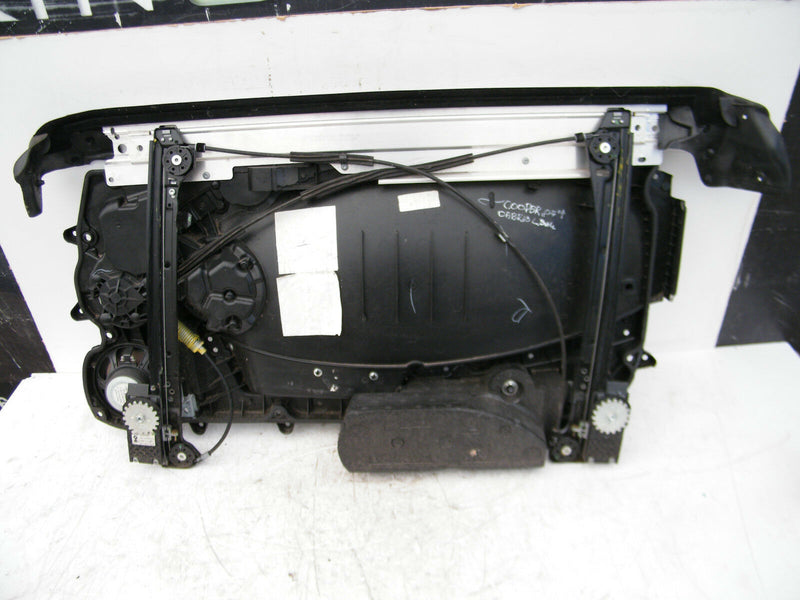 MINI COOPER S R56 R57 06-13 FRONT DOOR LEFT CARD PANEL & WINDOW WINDER REGULATOR