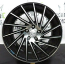 18'' INCH 1AV ALLOY WHEEL 18X 8J ET42 BLACK POLISH RIM