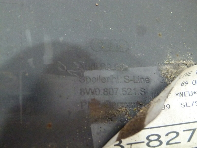 AUDI A4 B9 8W S-LINE 2015-18 REAR BUMPER DIFFUSER GENUINE PDC 8W0807521