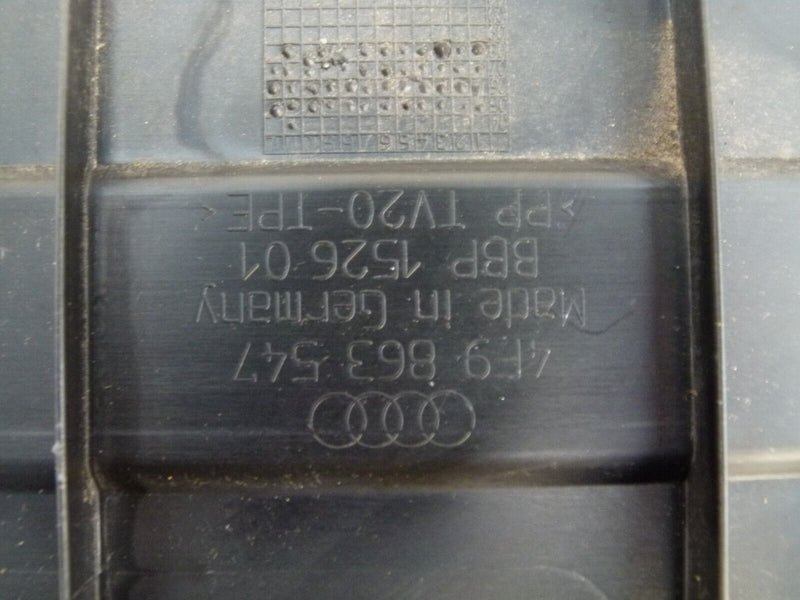 AUDI A6 4F C6 AVANT LCI 2008-2011 SPARE WHEEL COVER GENUINE 4F9863547