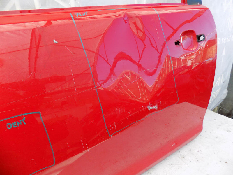 VAUXHALL CORSA D 3DR 2011-2014 FACELIFT RED FRONT DOOR PANEL LEFT PASSENGER SIDE