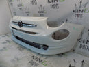 FIAT 500 2015-ON FACELIFT FRONT BUMPER POP WHITE+BADGE GENUINE  735619476