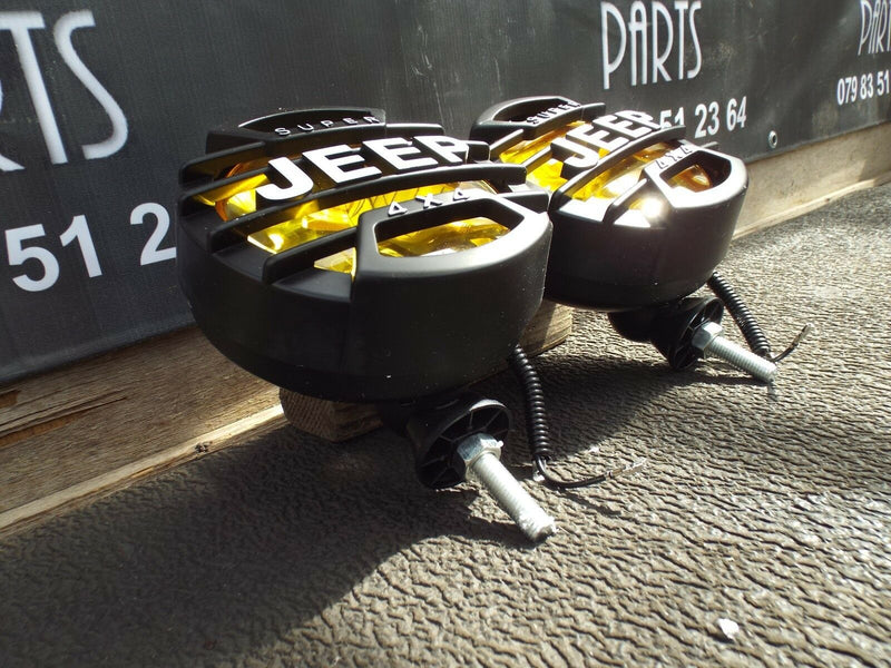 2xHalogen 4x4 4WD Roof Bumper Fog Lamp JEEP SUV VAN Sport Yellow