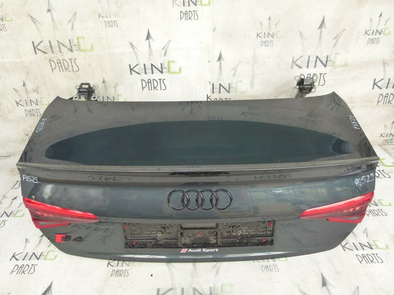 AUDI S4 A4 8W 2016-22 SALOON COMPLETE BOOT LID PANEL & HINGES REAR LIGTS