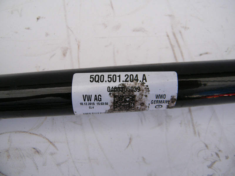 VW GOLF VII MK7 R GTI 13-16 REAR DRIVESHAFT DRIVE SHAFT RIGHT SIDE O/S 5Q0501204