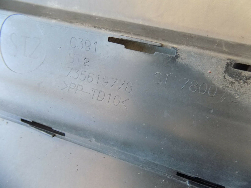 FIAT 500 2015-ON FACELIFT REAR BUMPER BLUE *NO PDC* 735619778
