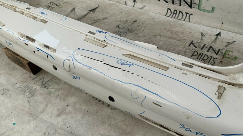 VW TRANSPORTER T6 2016-ON WHITE REAR BUMPER PDC GENUINE 7E5807417