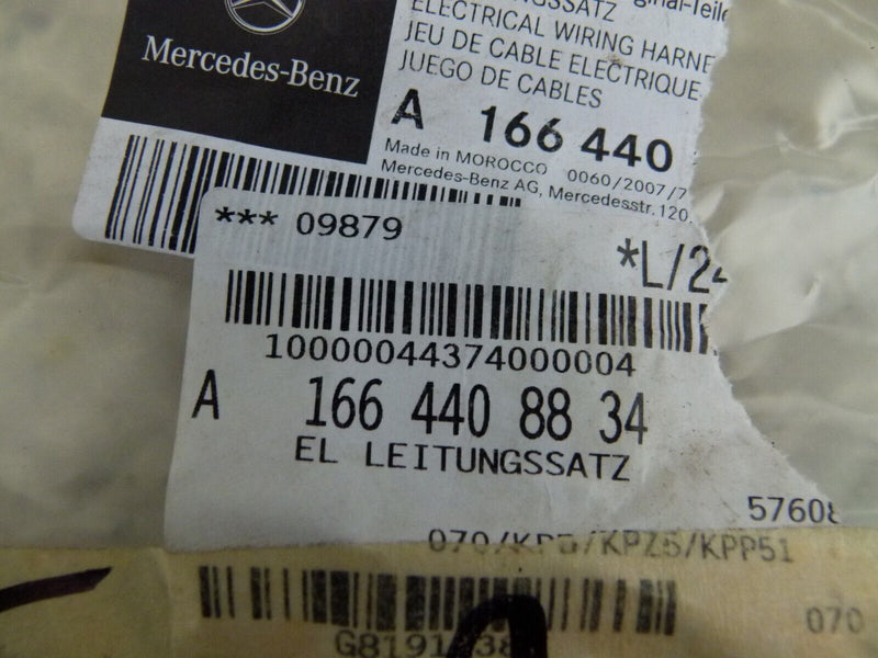 MERCEDES M W166 2011-15 REAR PDC WIRING LOOM GENUINE A1664408834