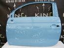 FIAT 500 2011-2018 GENUINE FRONT DOOR LEFT SIDE PASSENGER N/S DAMAGE Blue