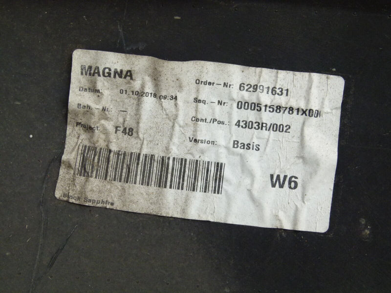 BMW X1 F48 2015-2019 REAR BUMPER WITH DIFFUSER PDC GENUINE 7355271