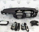 MERCEDES W212 2009-13 GENUINE DASHBOARD SET 2 AIRBAG SEATBELTS DRIVER, PASSANGER