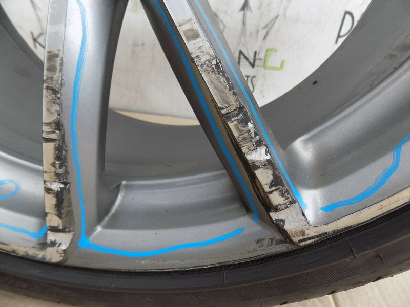 AUDI RS4 B8/B9 20" INCH RIM ALLOY WHEEL WITH TYRE SATIN GREY/DIAMOND CUT