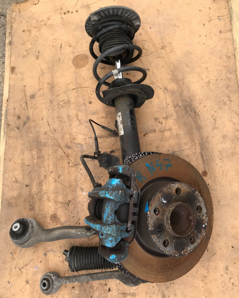 BMW F30 F31 COMPLETE FRONT LEG RIGHT SIDE, HUB WISHBONE, CALIPER, SHOCK ABSORBER