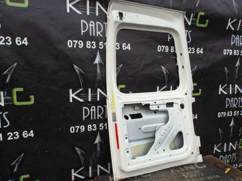 VW Caddy 2K 0 2003-2015  Rear Left Door Passenger N/S Rear in White with Badge