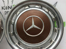MERCEDES W107 W116 W114 W115 W123- 4x CHROME WHEEL TRIMS CAP COVER GENUINE 14"