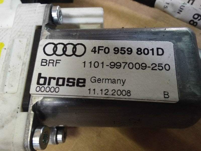 Audi A6 C6 2004-11 Front Door Window Motor Regulator Left Side N/S 4F0 959 801F