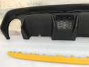 FIAT 500 ABARTH 595 LCI 2016-ON REAR BUMPER DIFFUSER & YELLOW TRIM MOULDING