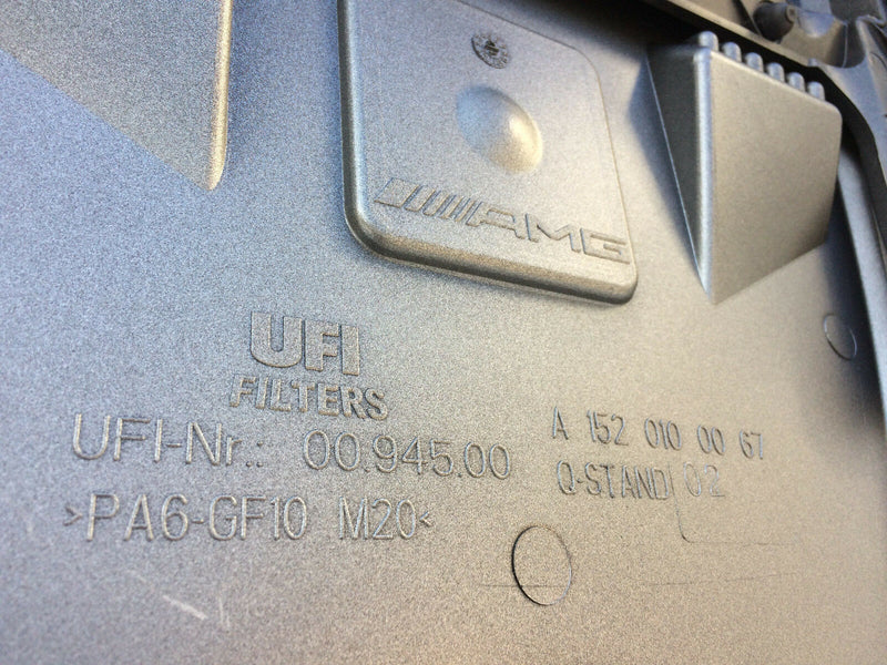 MERCEDES SLK55 AMG R172 V8 GENUINE ENGINE COVER & UFI FILTERS BOX A1520100067