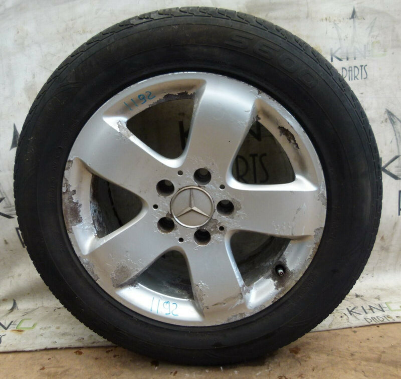 MERCEDES W211 GENUINE ALLOY WHEEL 16" 7.5Jx16H2 ET42 TYRE 225/55 R16