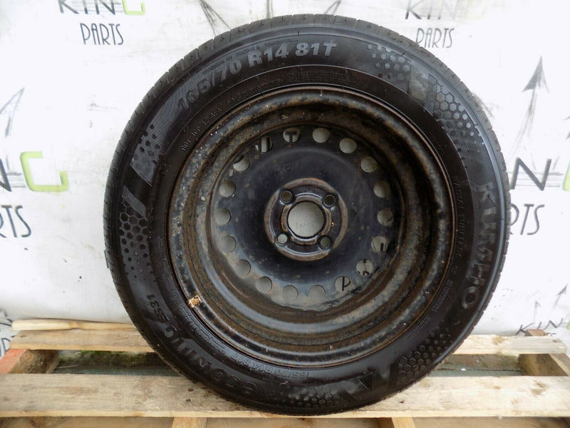 VW UP, CITIGO STEEL WHEEL RIM + TYRE 14" R14 5Jx14 ET35 1S0601027J