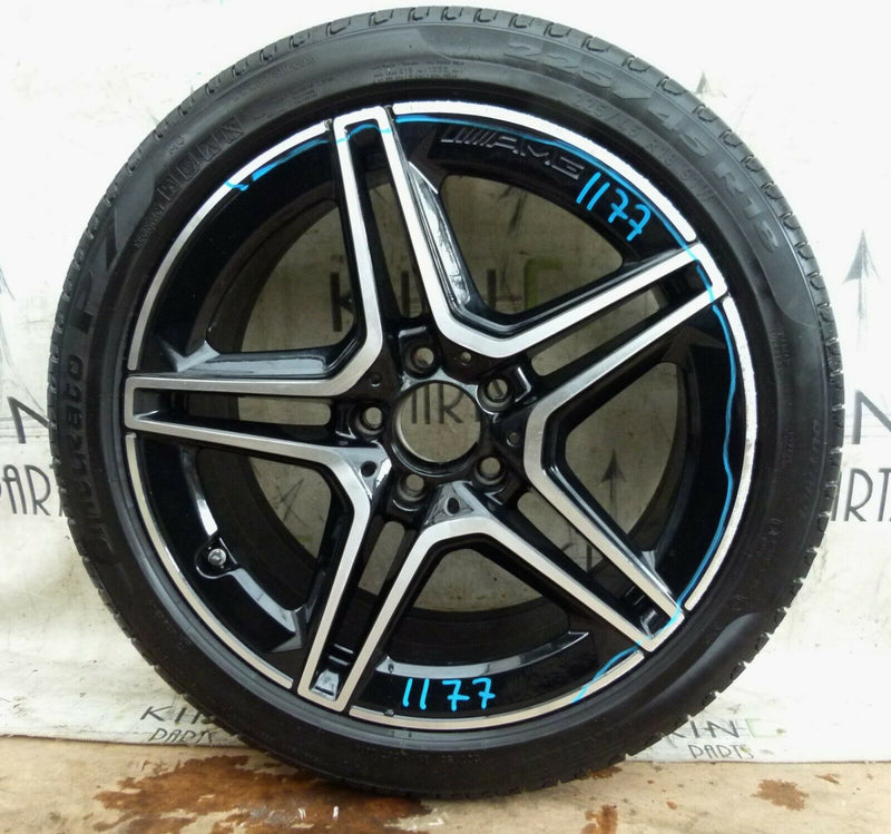 MERCEDES W177 ALLOY WHEEL AMG 7.5JX18H2 ET49 A1774011500 TYRE 225/45 R18