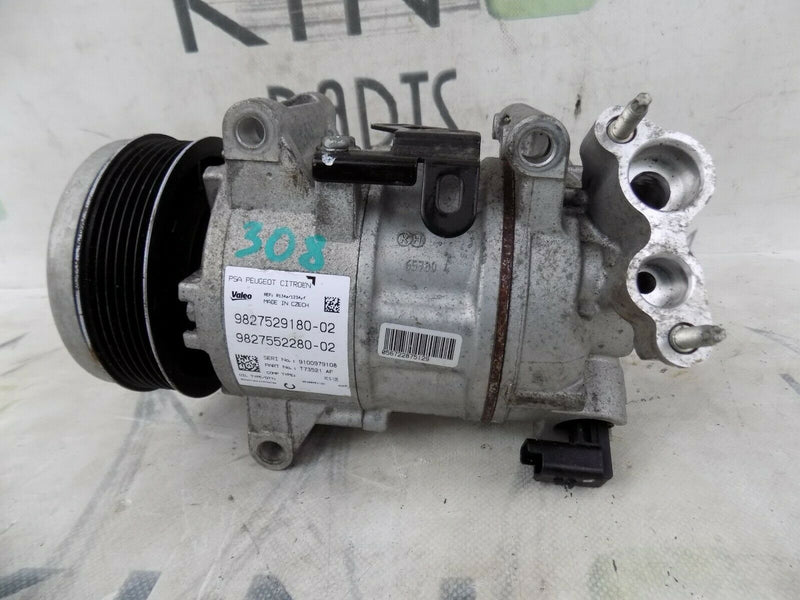 PEUGEOT 308 1.2 VTi  AIR CON PUMP COMPRESSOR AC GENUINE 9827529180, T73521AF