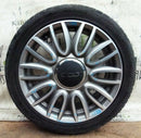FIAT 500 GENUINE 16" ALLOY WHEEL 6.5Jx16H ET35 51972865  TYRE 195/45 R16