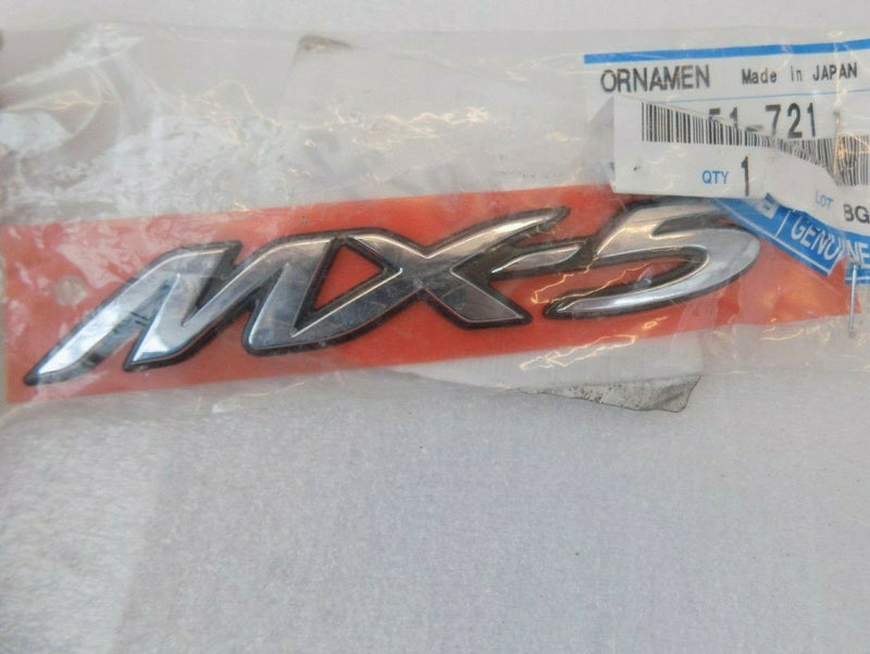 MAZDA MX-5 MIATA 2006-2013 REAR CHROME BADGE EMBLEM MONOGRAM NF79-51721 /S58-32