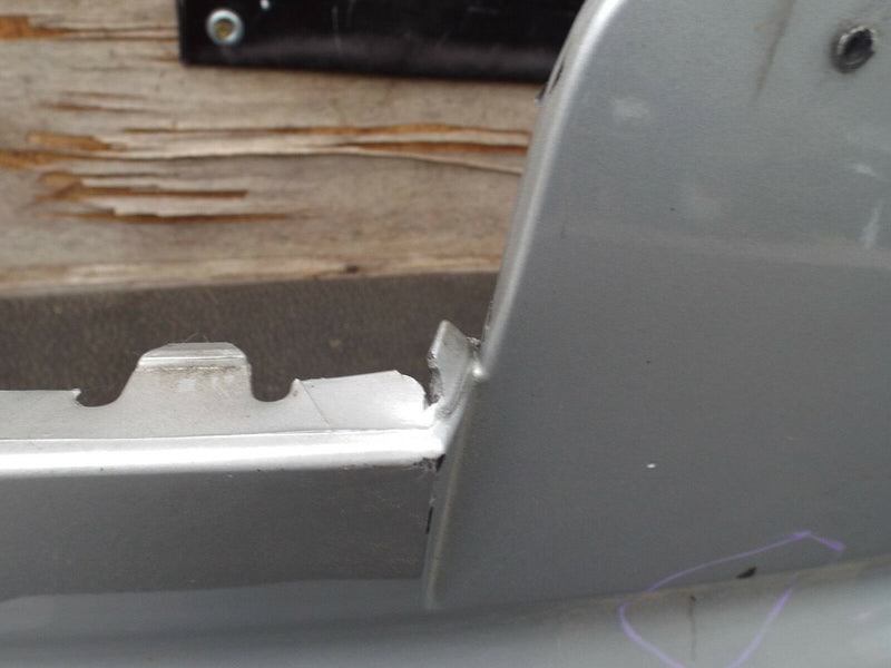 BMW 1 Series E87 2004-2007 Rear Bumper Lower Trim Genuine Silver (A7109)