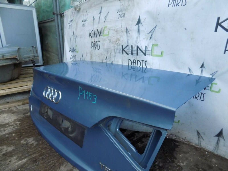 AUDI A4 B8 1.8 TFSI SALOON 2009-2015 REAR BOOT LID TAILGATE IN BLUE